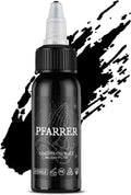 Tattoo Ink Black 1oz(30ml) Vegan-Friendly USA Standard Pigment Supplies Concentrated Black TI7003-30-002