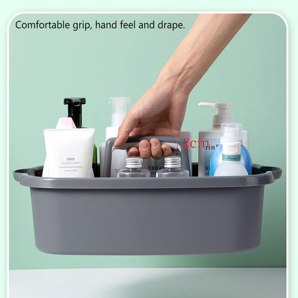Large Cleaning Caddy with Handle, Tool Storage Basket Organizer, Sturdy Pail Bucket Organizer, Household Bucket for