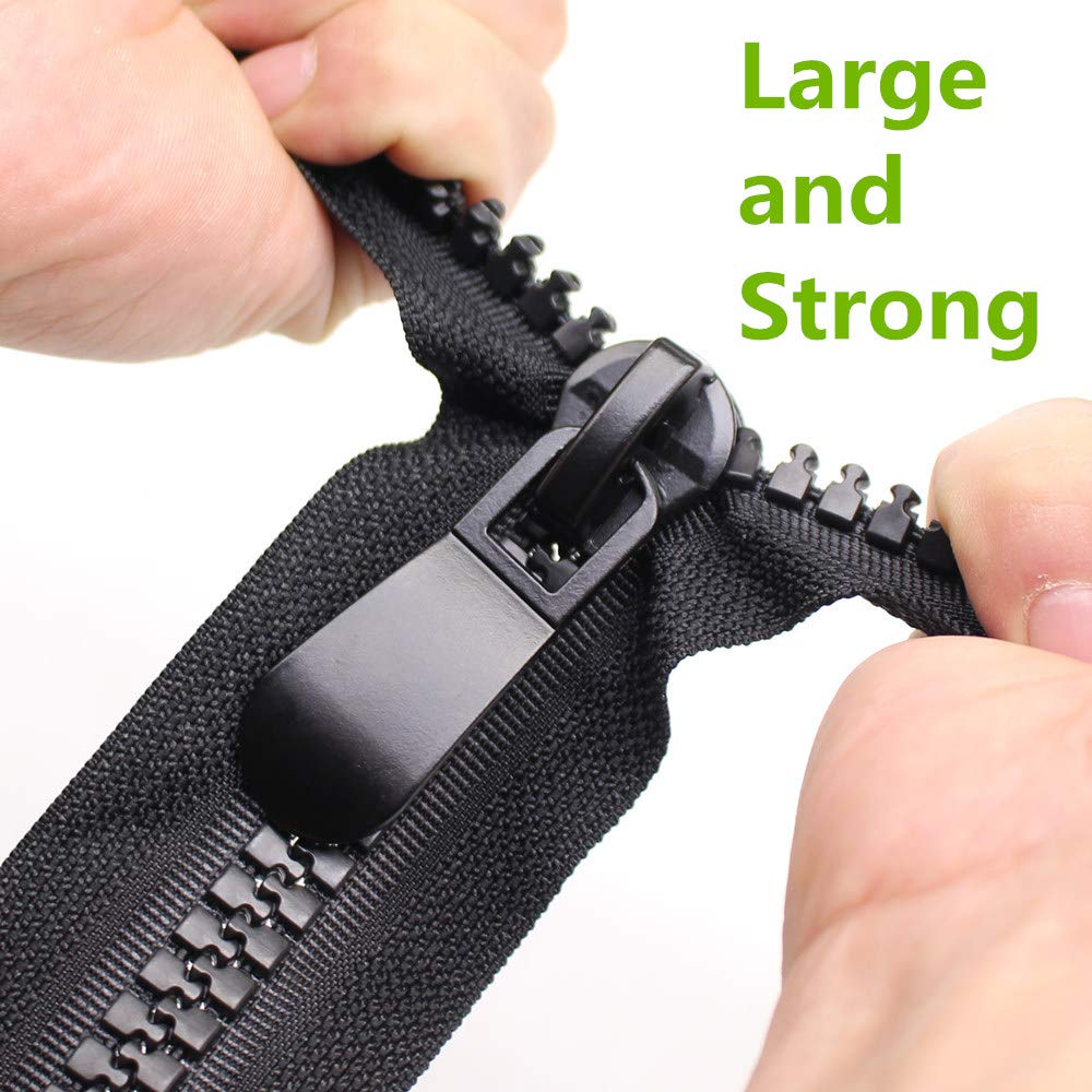 #15 30 Inch Large Two Way Separating Plastic Zippers for Sewing (TW)
