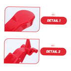 Red Plastic Beverage Tap Handle Replacement Lever