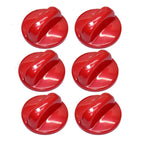 6PCS Universal Gas Stove Control Knobs Replacement Gas Burner Range Control Knob Top Burner Control Dial Knob Range Oven Replacement Ignition Rotary Switch