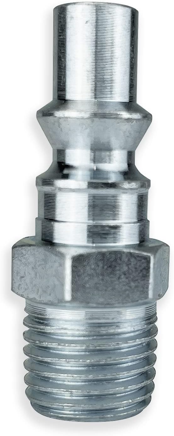 5 ARO Style 1/4" NPT Male Coupler Nipples for Shop Air Line Hose Tools by TYK Industries
