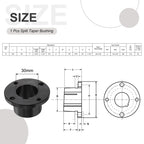 DTGN Split Taper Bushing 30mm Bore C45 Steel Locking Bushings