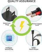 5V 2.5A Raspberry Pi 3 Pi3 B+ Power Supply Adapter AC with Power On/Off Switch (3.3ft Cord)