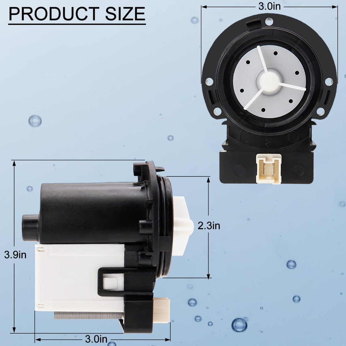 Washer Drain Pump WF448AAW/XAA WF448AAP/XAA WF218ANW/XAA for Samsung