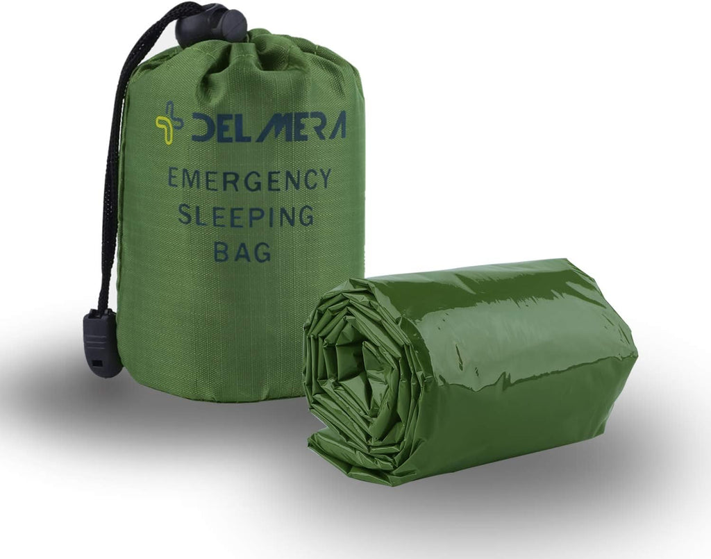 Emergency Sleeping Bag, Lightweight Survival Sleeping Bags Waterproof Thermal Emergency Blanket, Bivy Sack Survival