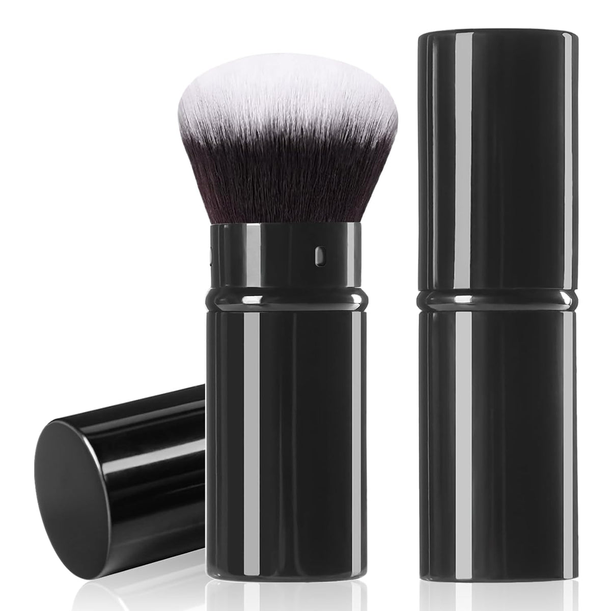 Retractable Makeup Brush, Powder Kabuki Foundation Makeup Brushes