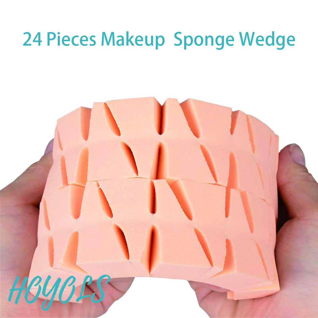 48 Pcs Small Wedge Shaped Makeup Sponges for Foundation