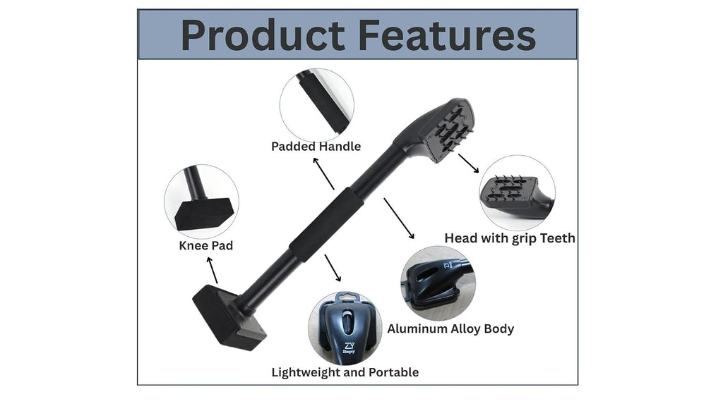 Knee Kicker Carpet Stretcher Kit with Tucker and Carpet Knife - ZY457