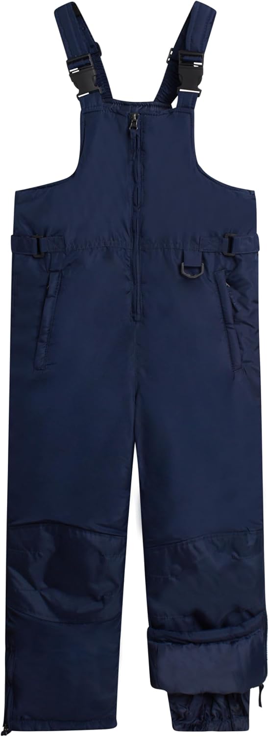 Boys and Girls Insulated Waterproof Snow Bib Kids Overalls | Warm Winter Play Gear, Cozy Weatherproof Ski Coveralls