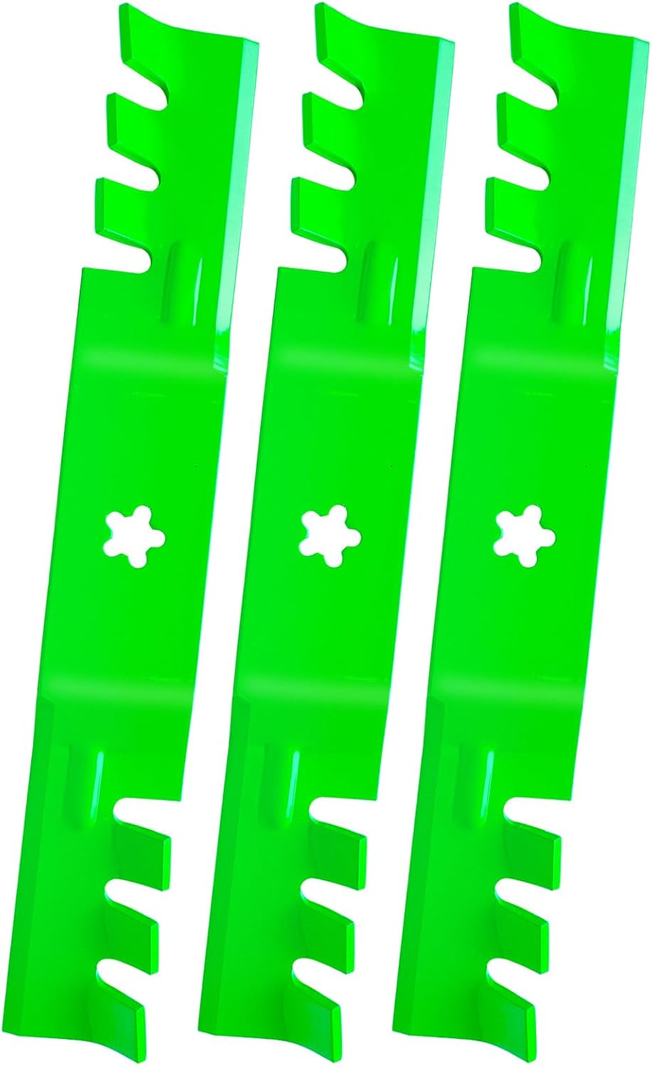 173921 53217392 Mulching Blades Fit for 48 inch Husqvarna YTH2348 YTH2148 YTH2448 YTH1848XP GTH2548 Craftsman Poulan 48 Riding Mower Deck(3 Pack)