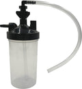 Oxygen Humidifier Bottle, 350ml with Safety Valve and 12 inch Adapter Tubing – OTC Accessory Compatible with Many