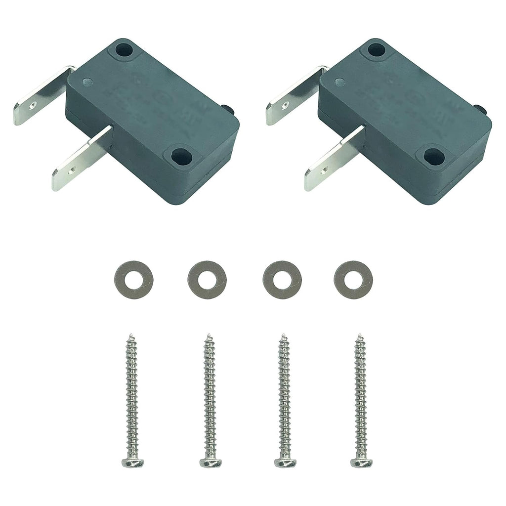 DTAIR 8269209 Dishwasher Door Switch with Screws Replacement for Whirlpool Dishwasher WP8269209 WP3400412 AH393148 PS11745501(Set of 2)