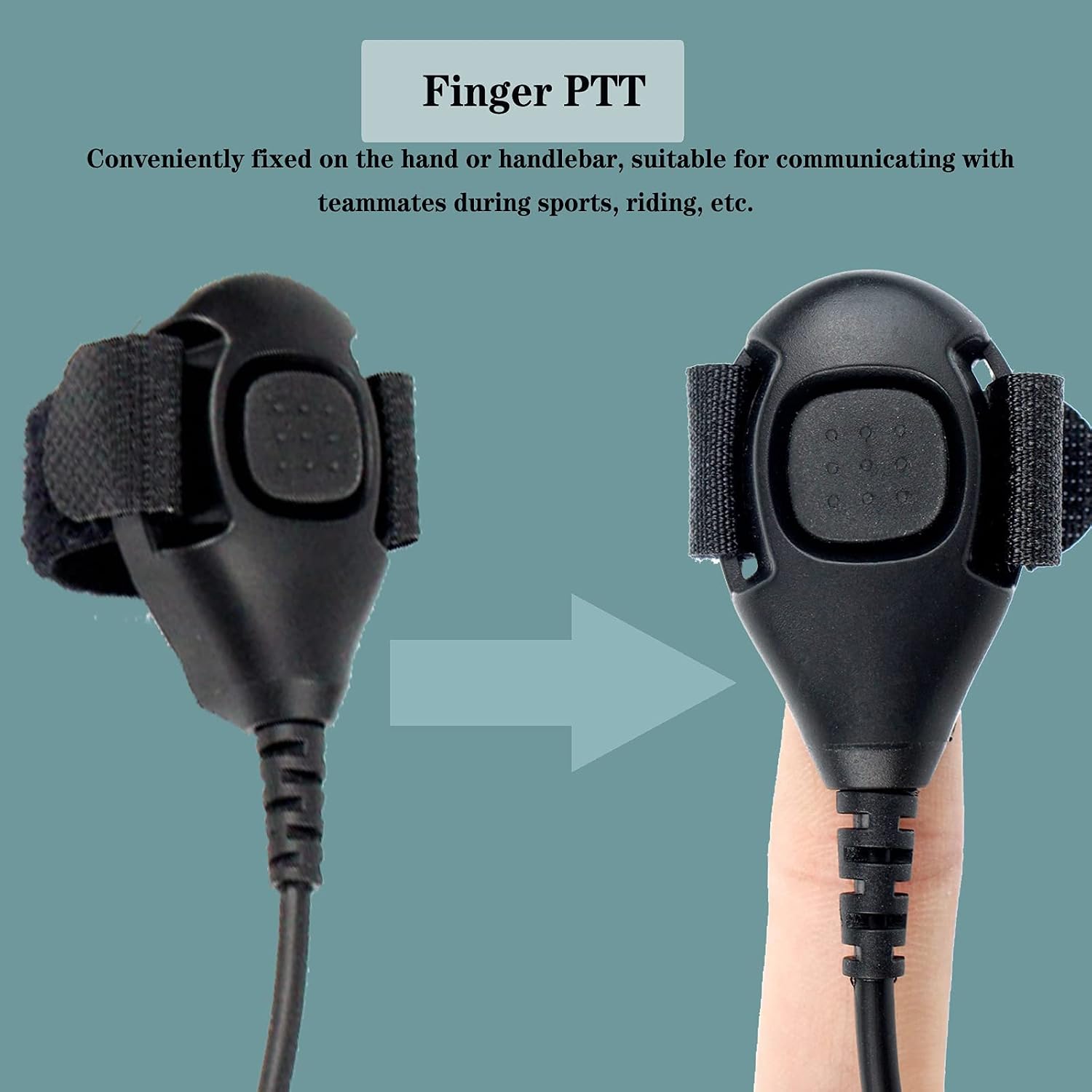 Behind Head Walkie Talkie Headset, for RT22/RT68/RT21/H777/RT68H | with Boom Mic, Compatible with Pxton, Baofeng
