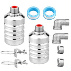 2pcs Water Float Valve, Stainless Steel Automatic Water Level