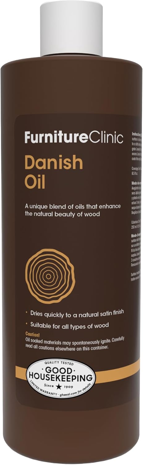 Danish Oil, Restore & Seal, Satin Finish