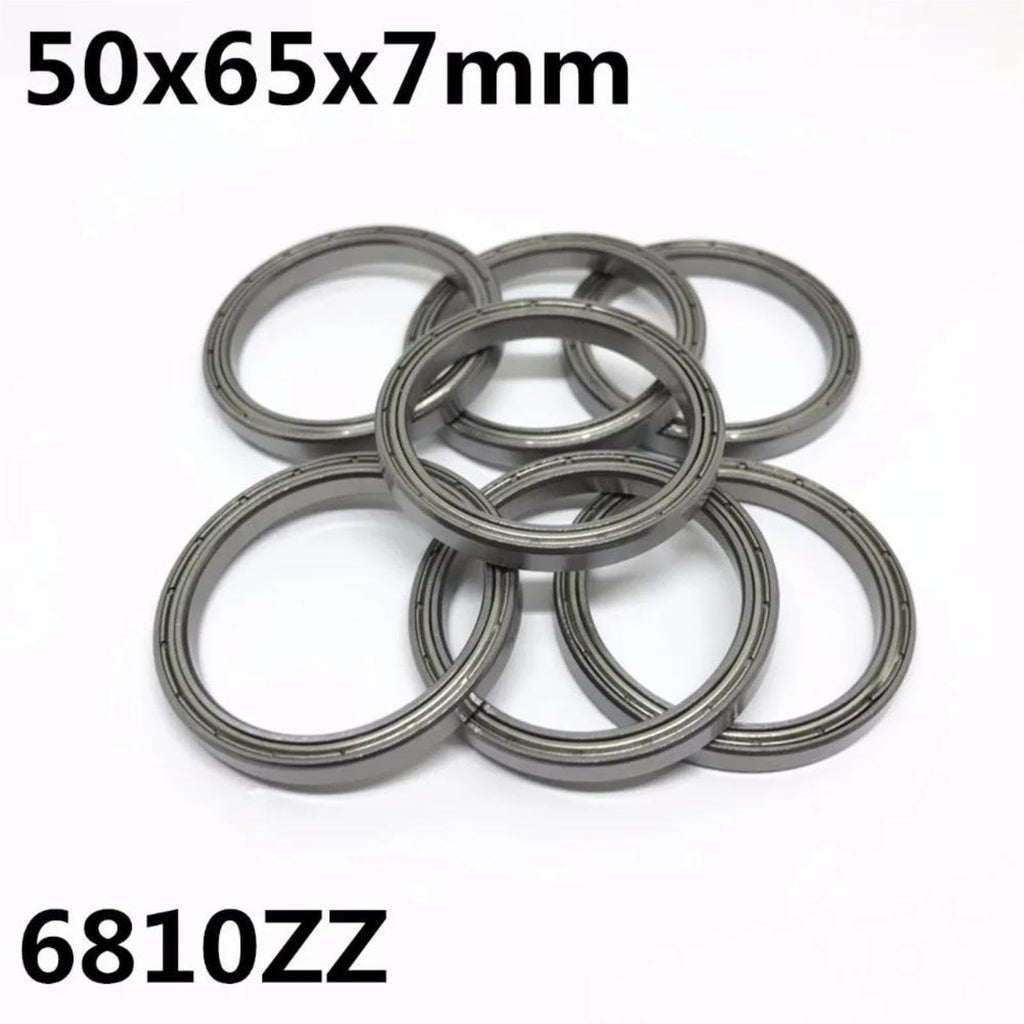 10pcs 6810ZZ 6810-2RS The of Ultra-Thin Deep Groove Ball Bearings 50x65x7mm(6810ZZ)
