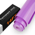 Glossy Light Purple Permanent Vinyl Roll, 12" x14FT, for Craft Project