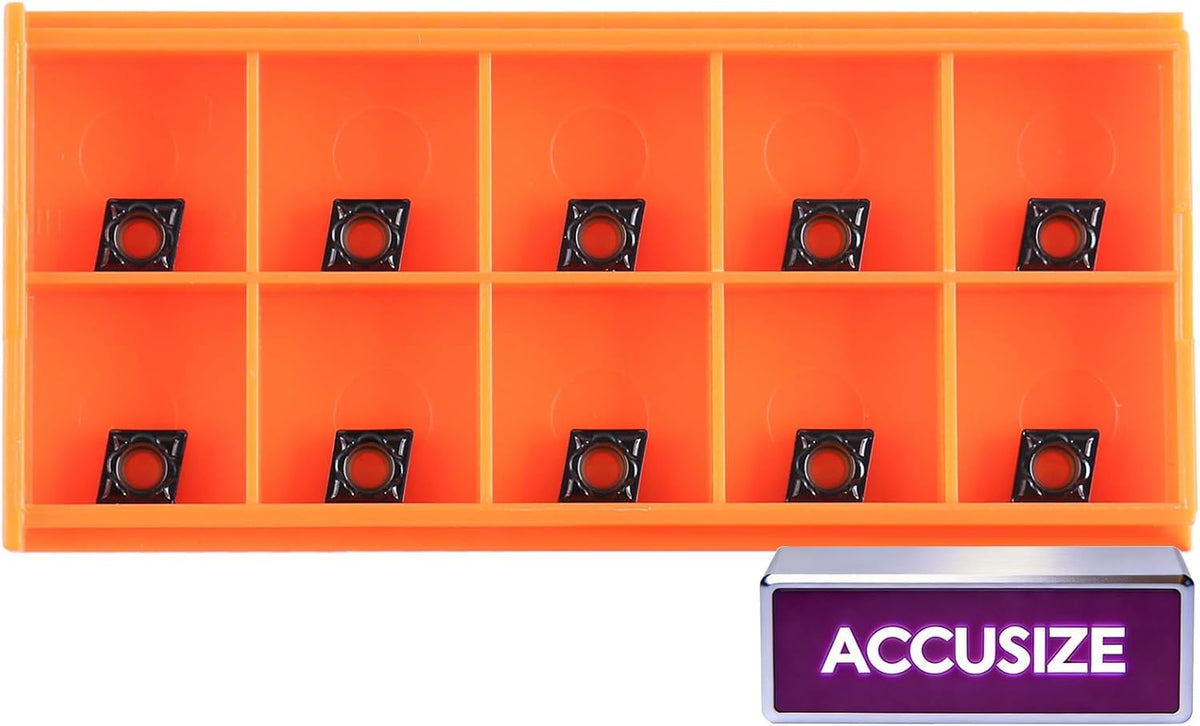 Accusize Carbide Inserts, CCMT21.51-MD, CVD Coated, 2200-1008
