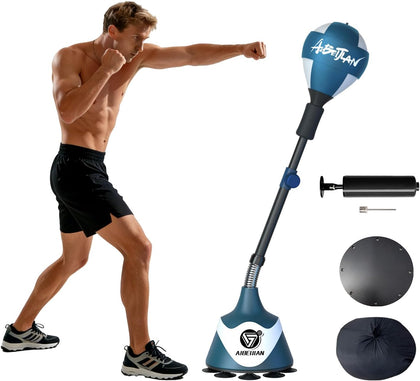 Freestanding Reflex Boxing Bag,Punching Bag with Stand,Height Adjustable,Speed Punching Ball for Adults Kids,Boxing