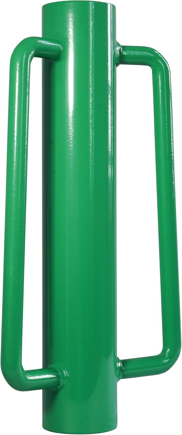 Fence Post Driver, Heavy Duty Hand Post Pounder with Handle - Use for Metal U Posts, T Posts, Garden Fence (10 LBS)
