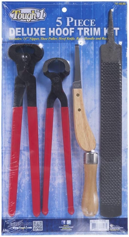 Farrier Hoof Trim Tool Kit 5 Piece