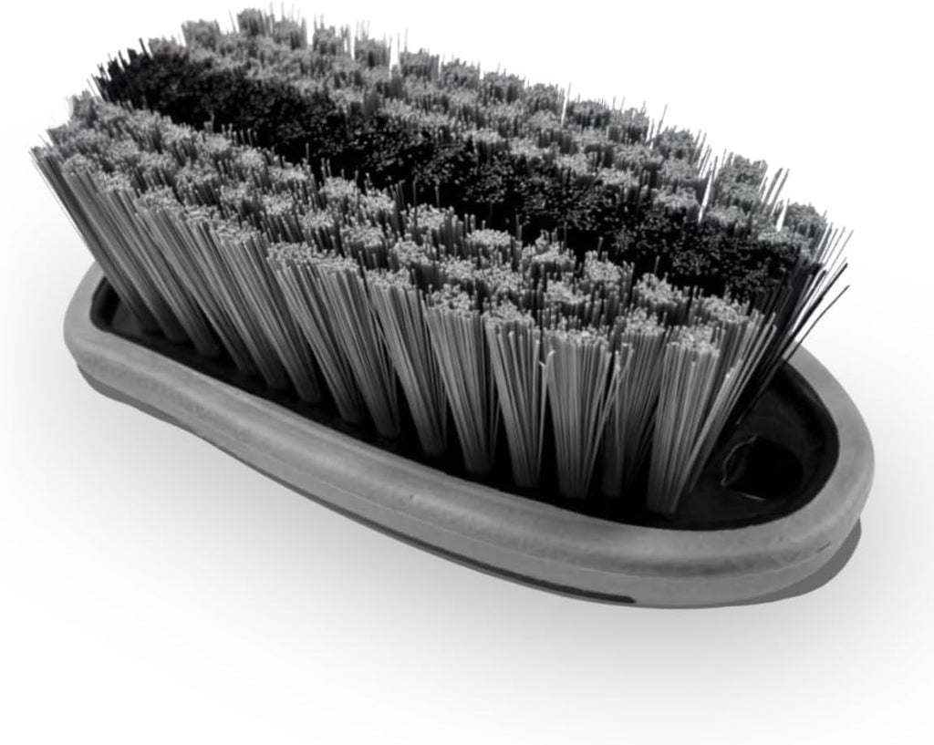 Car Carpet and Upholstery Cleaning Brush, Stiff Bristle Car Detailing Carpet Scrub Brush with Hanging Hole, Vehicle