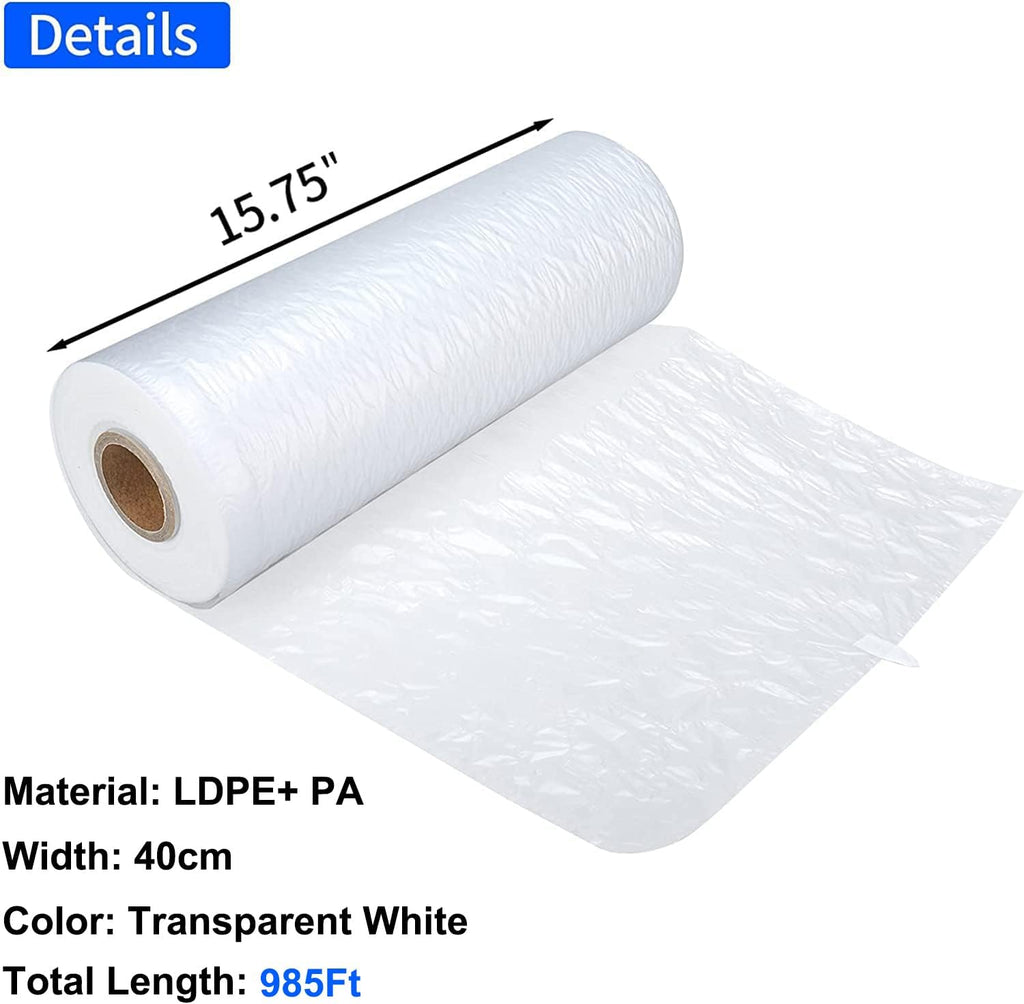 Air Cushion Film 985ftx15.7inchx11.8inch, Bubble Wrap Machine Roll