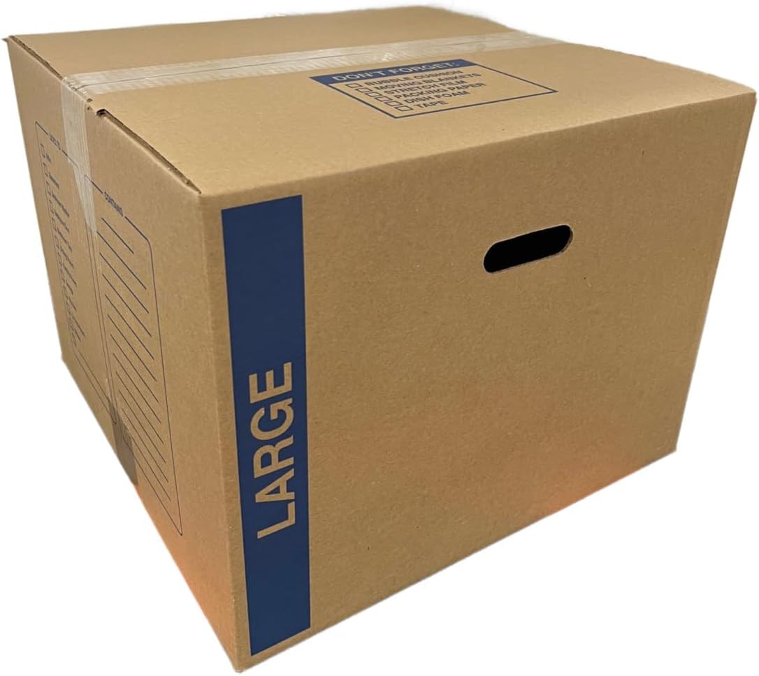 20 - Pack Large Cardboard Moving Boxes 20x20x15 32 ECT With Handles