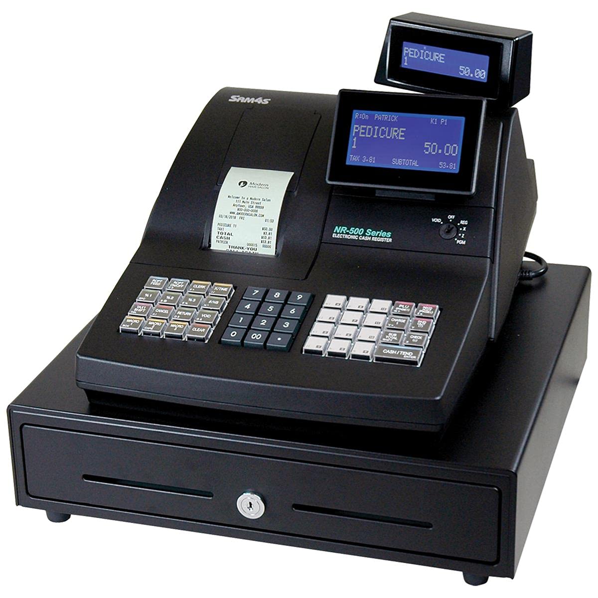 NR-510RB Cash Register Traditional Format Commercial Grade ECRs