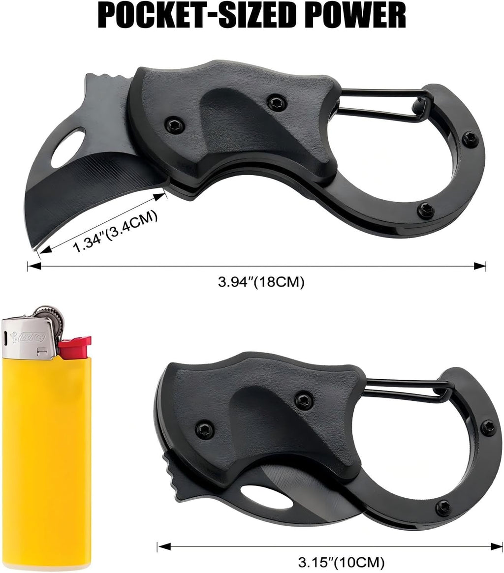 Keychain Tool - Mini Box Cutter, Compact EDC & Package Opener for Men, Multi-Function Camping Fishing Hiking Gadget