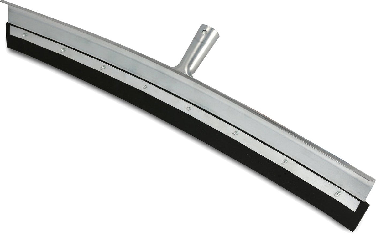 Professional AquaDozer Max Kit, 36” Smooth Surface Curved Floor Squeegee and 48” Dual End Pole, Rubber Blade Scrubber