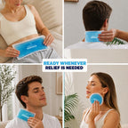 6 Piece Ice Packs for Injuries Reusable - Soft Ice Pack Flexible Cold Packs