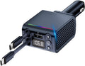 45W FM Transmitter Bluetooth Car Adapter, Wireless FM Bluetooth Transmitter | [PD 30W & QC3.0] Retractable Car