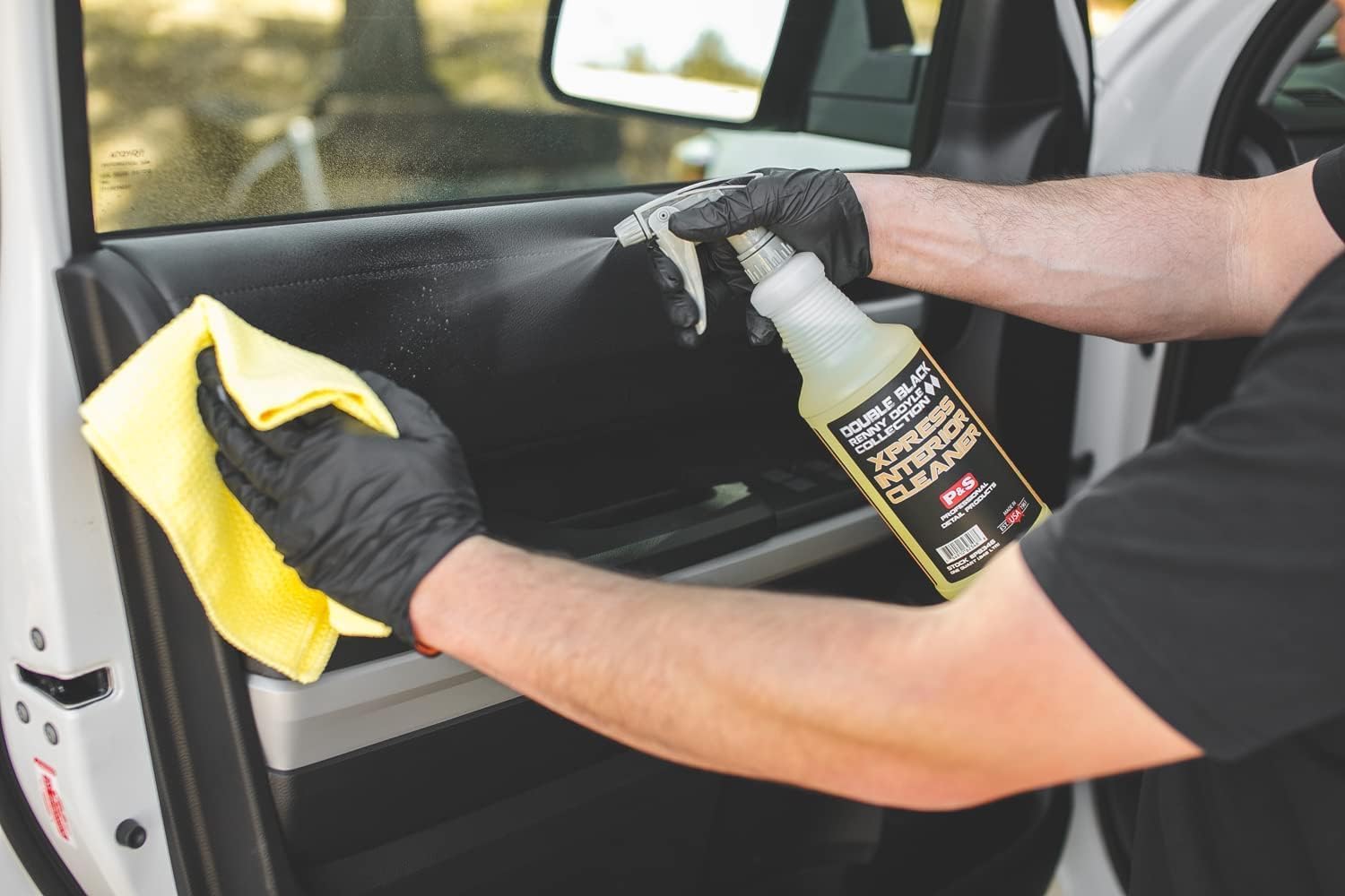Xpress Interior Cleaner – Safe for Leather, Vinyl, Plastic & More, Removes Dirt, Grease & Oil, No Residue, Fresh