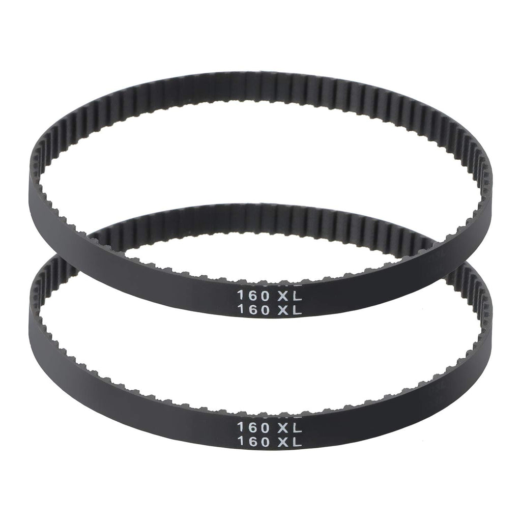 160Xl SeriesWidth 3/8 inch Industrial Timing Belt，Pack of 2