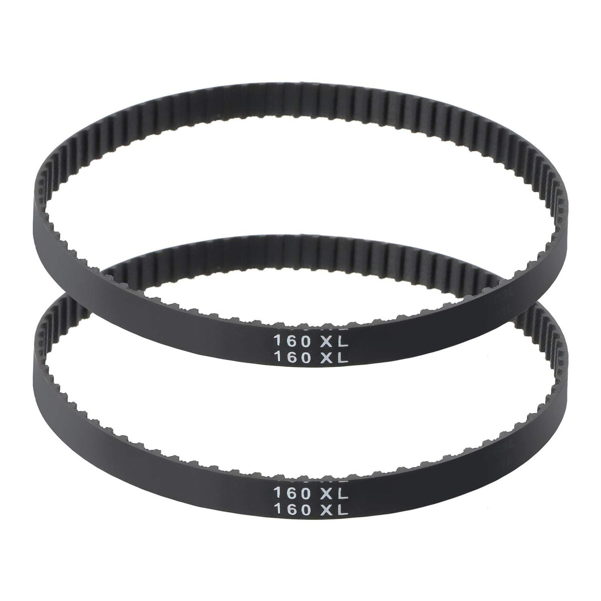 160Xl SeriesWidth 3/8 inch Industrial Timing Belt，Pack of 2