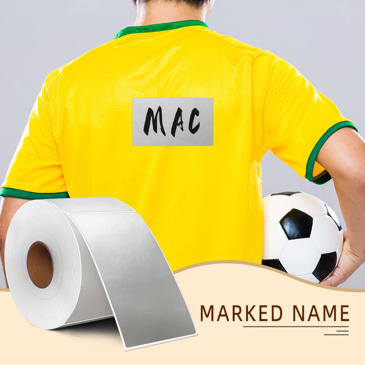 3" x 5" Rectangle Adhesive Permanent Color Code Stickers,500 per Dispenser Box Roll Square Label Inventory Stickers