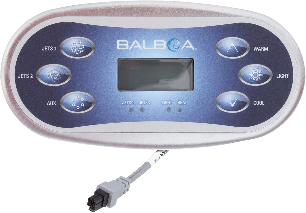 Balboa 50335KIT TP600 Topside w/Buttons for Jets/Jets/Aux/Warm/Light/Cool/LCD