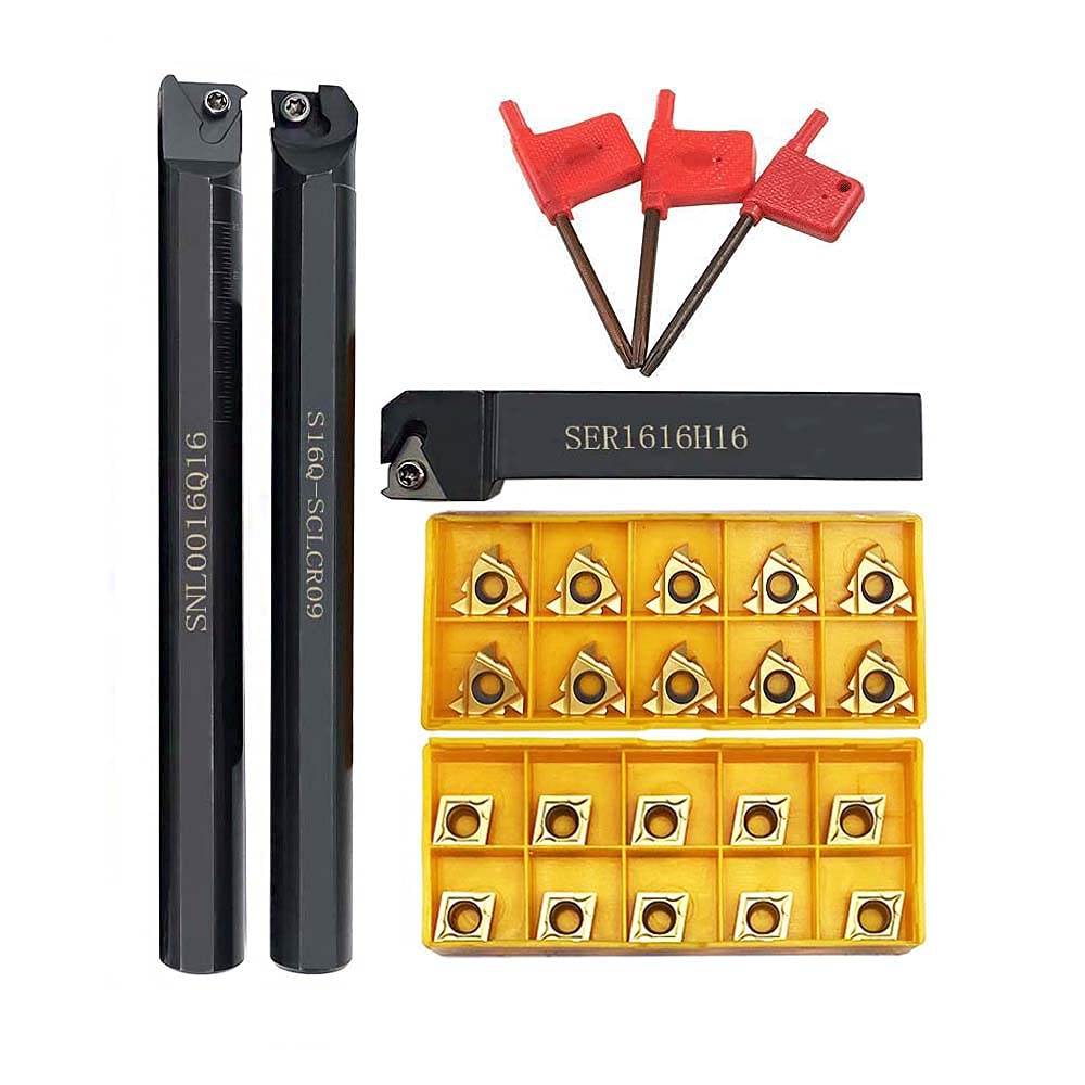 GBJ S16Q-SCLCR09 Turning Tool Set Precise Internal & External Thread Machining