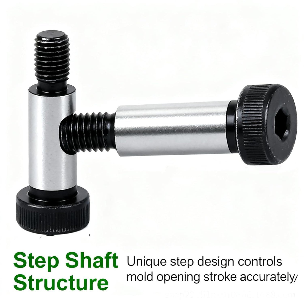 M5 Thread Shoulder Screw Bolts, 6 Pcs, 6mm Shoulder, 25mm