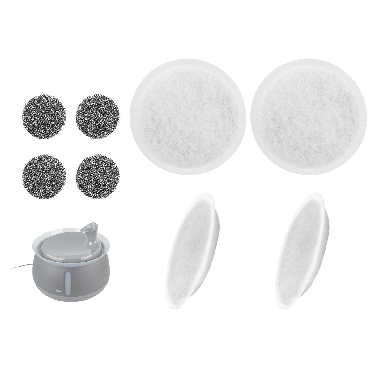 CERCGVEL Filter Replacement Compatible with BISSELL HydrateWell (4 Packs)