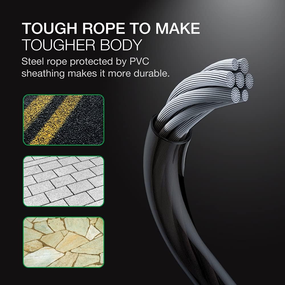 Jump Rope, H Handio Jump Rope with Counter, Workout Jumping Rope with Steel Ball Bearings, Adjustable Length Speed