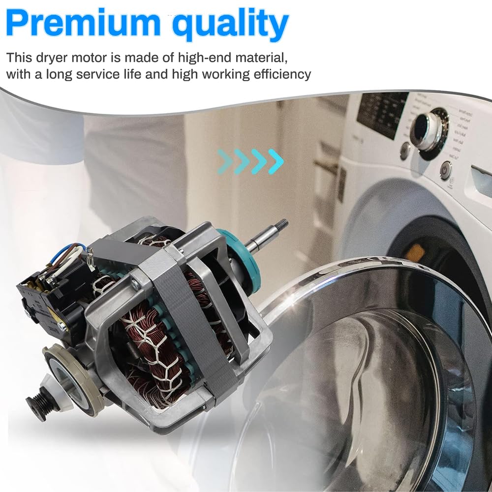 Upgraded 4681EL1008A Dryer Motor Replacement