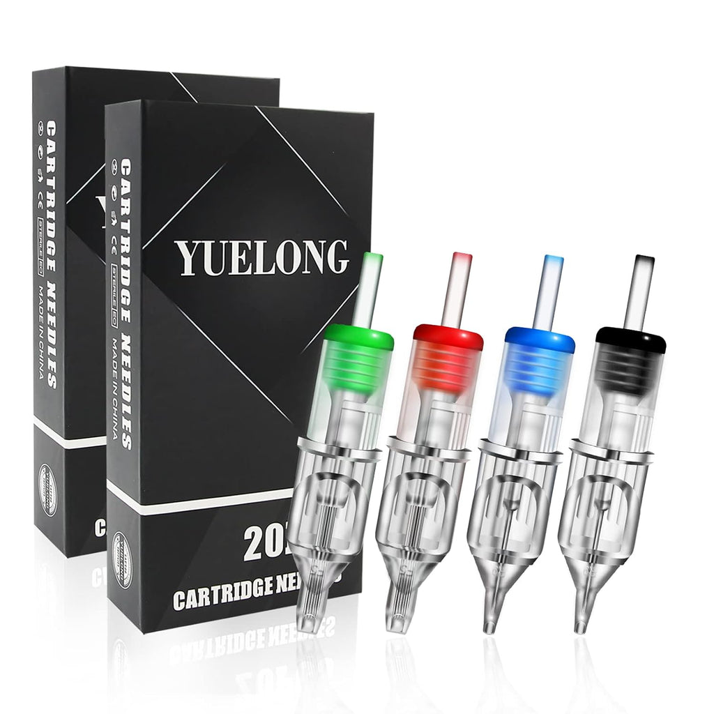 40pcs Tattoo Cartridge Needles Mixed Round Liner Shader Magnum
