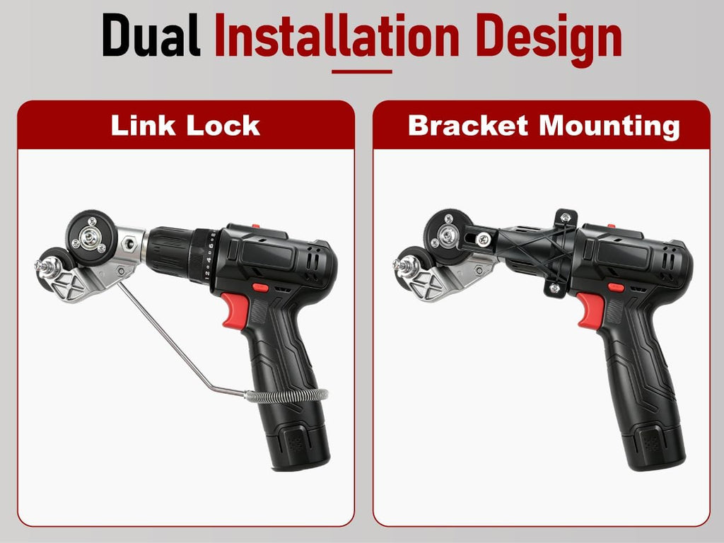 Sheet Metal Cutter for Electric Drill, Upgrade Fast Cutting Metal Shears Drill Nibbler, Smooth Precision Cutting Tool