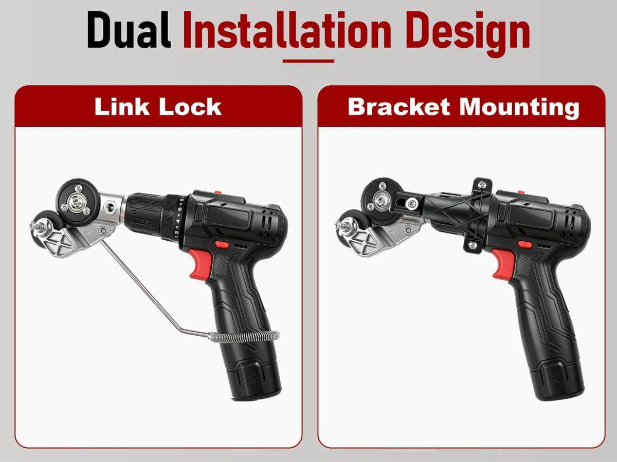 Sheet Metal Cutter for Electric Drill, Upgrade Fast Cutting Metal Shears Drill Nibbler, Smooth Precision Cutting Tool