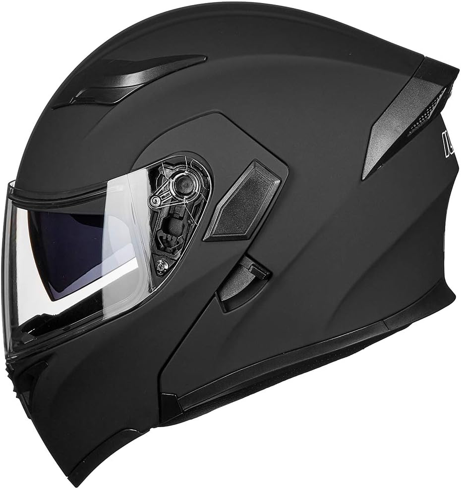 Motorcycle Dual Visor Flip up Modular Full Face Helmet DOT Model 902/902L