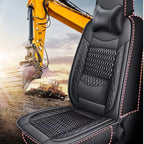 Excavator Seat Cover for Bobcat E32 E34 E35 E38 E40 E42 E45 E48 E50 E55,Full Wrap-Around Design with Built-in Anti-Slip Seat Cushion Easy to Wipe Clean Seat Protectors Parts,Black