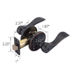 700534 Springdale Privacy Bed and Bath Door Lever Oil Rubbed Bronze